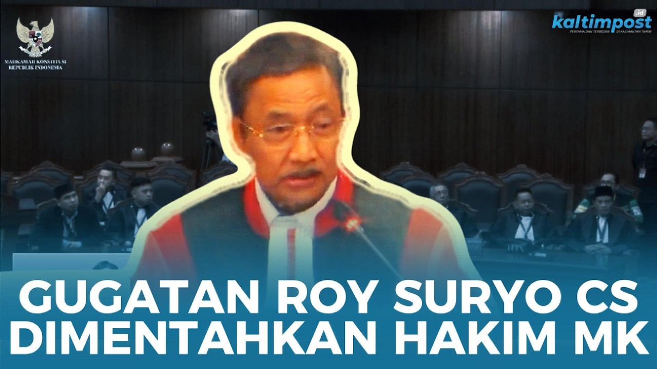 Roy Suryo Cs Gagal! MK Tolak Permohonan Soal UU ITE & KUHP Baru