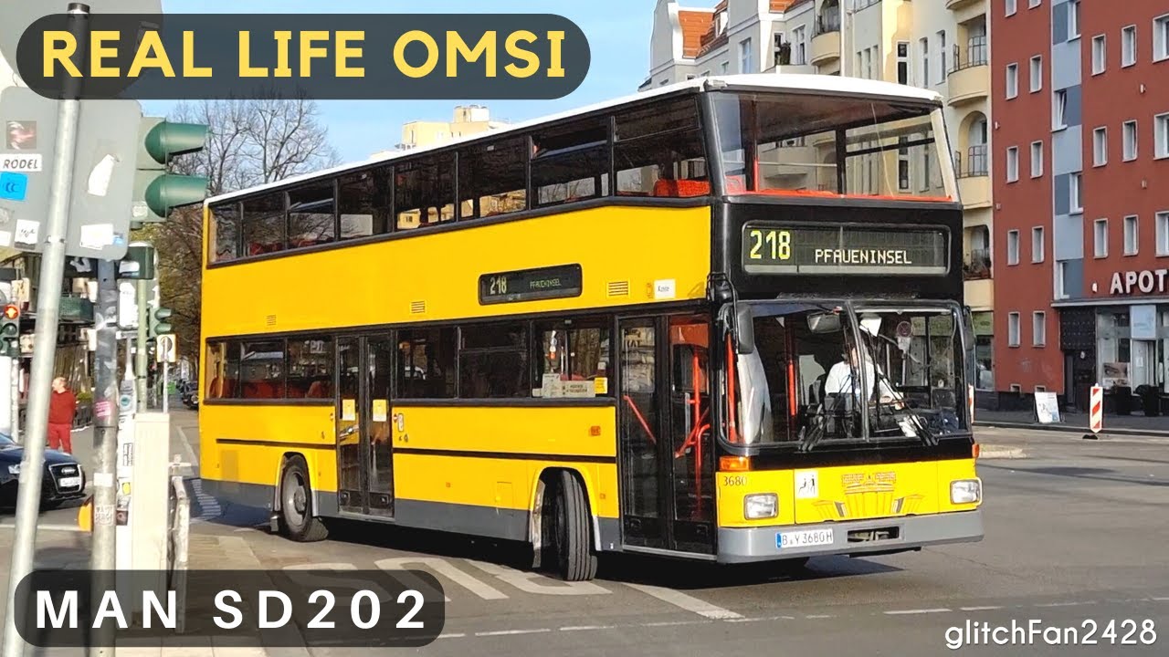 REAL LIFE OMSI | MAN SD202 in Berlin, Germany
