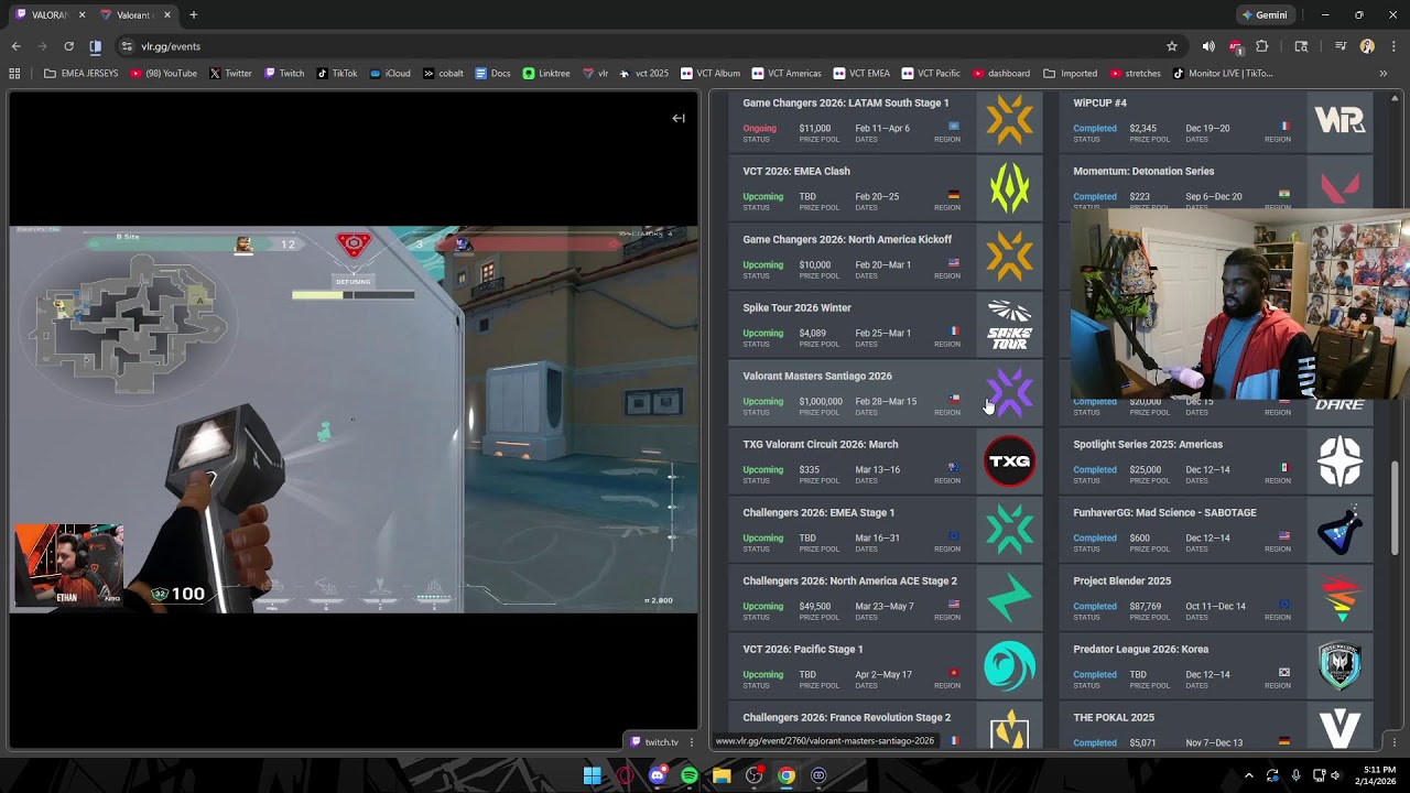 🔴 MIBR vs G2 - VCT Americas Kickoff Watch Party #VCTWATCHPARTY