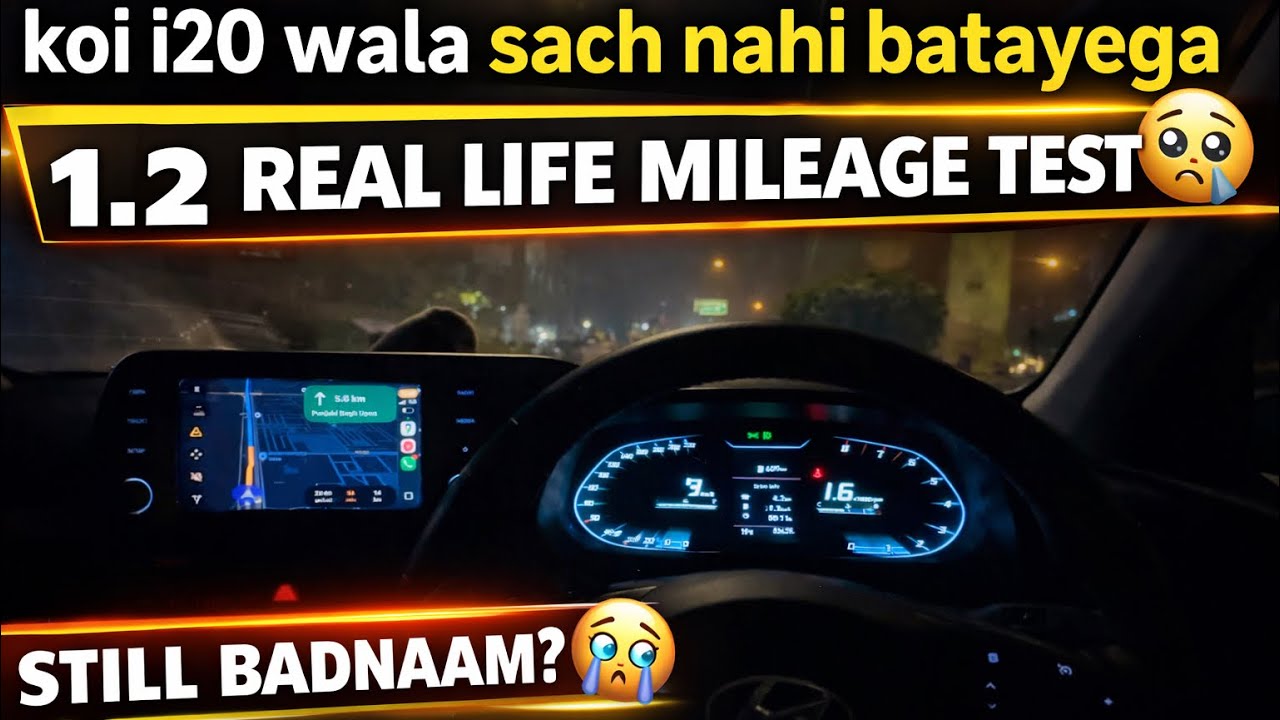 i20 1.2 real life mileage test🤨😭 still badnaam? Effects after E20 fuel?