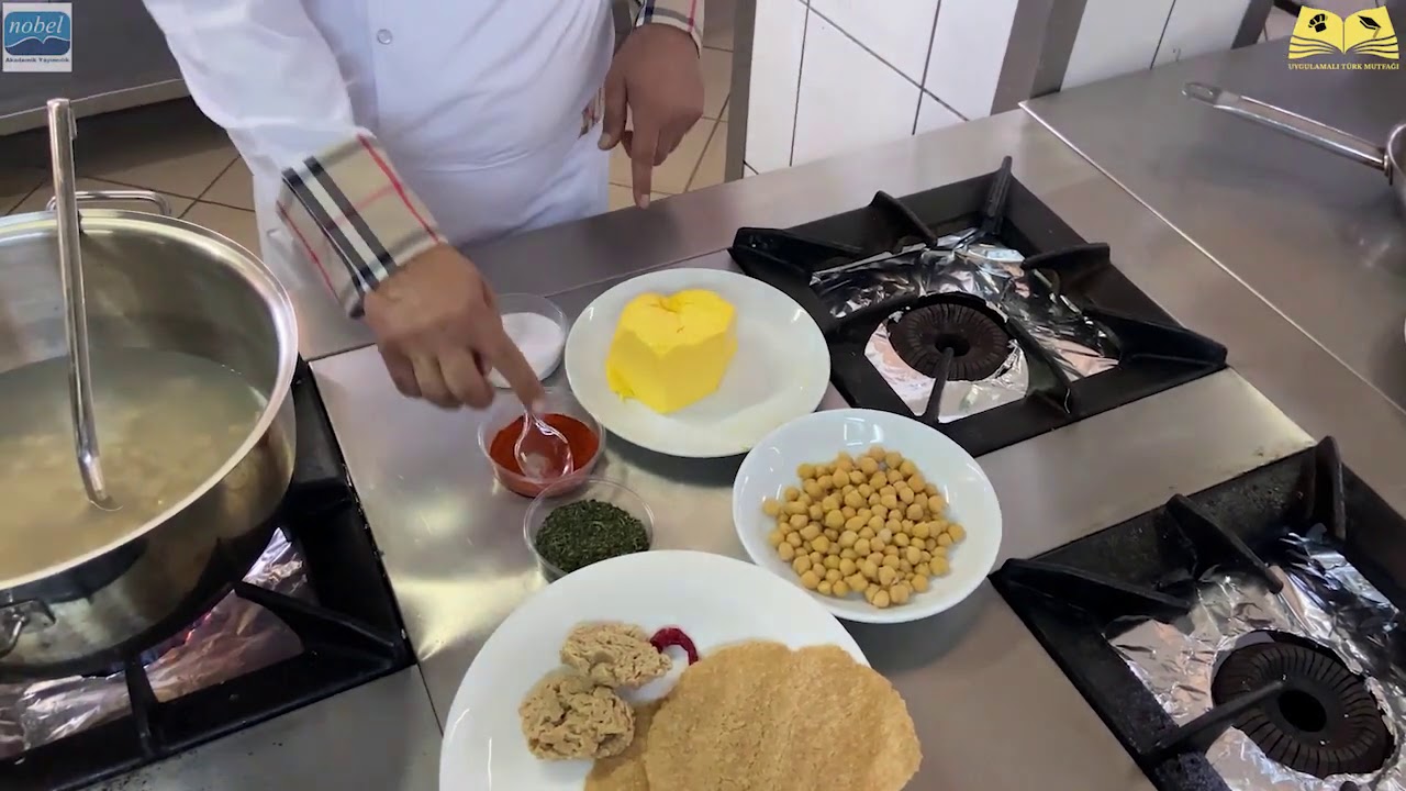 UYGULAMALI TÜRK MUTFAĞI: Tarhana Çorbası, Öğr. Gör. Durmuş Ali AYDEMİR