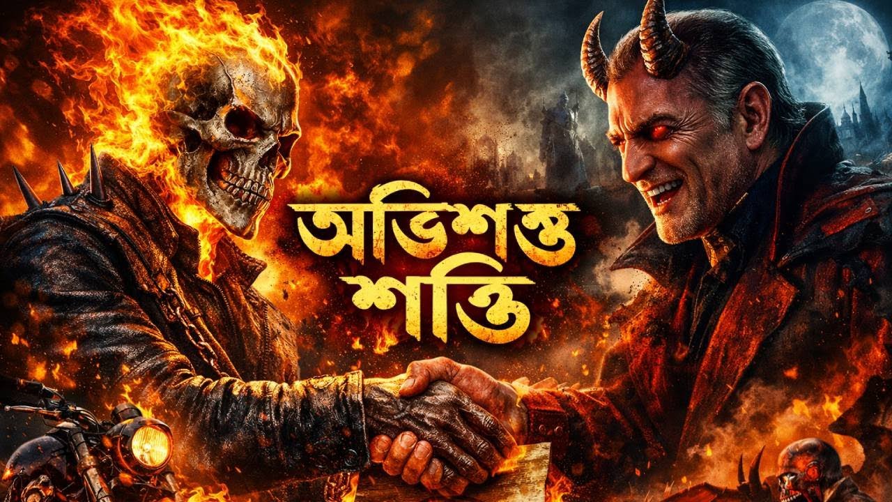 রাতে আগুন জ্বলে ওঠে তার মাথায় 😱 | Ghost Rider 2 Explained Bangla