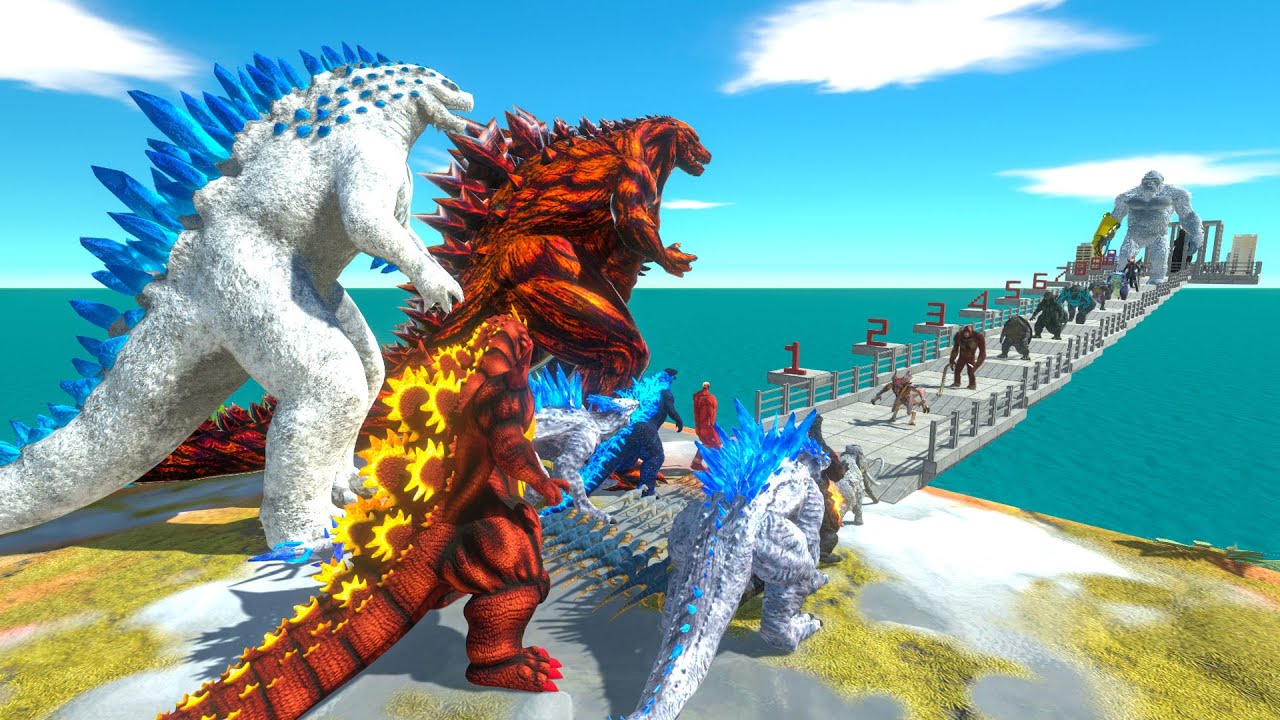 Ice Godzilla Or Fire Godzilla Who can defeat 10 level of Kaiju Ranked From Weakest To Strongest