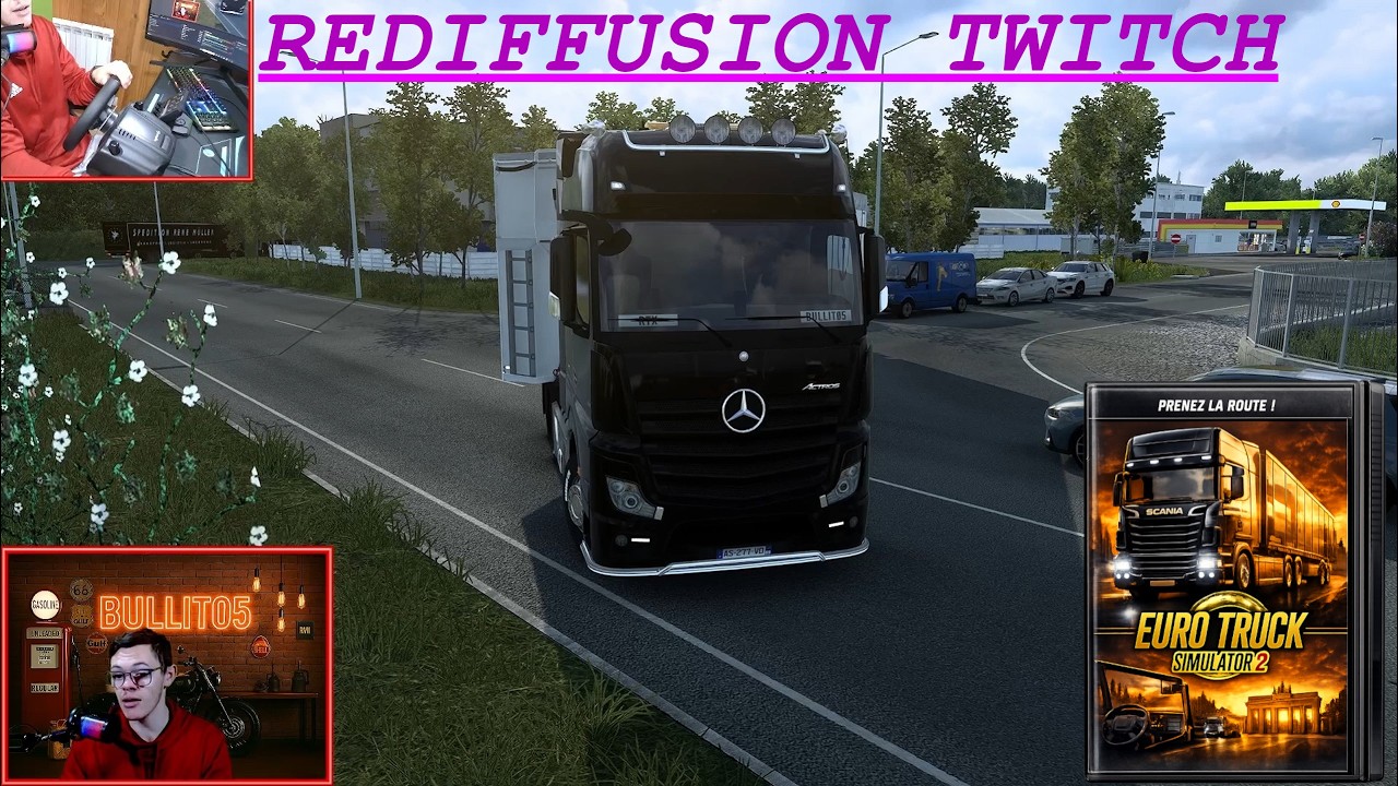ACCIDENTS & EMBROUILLES SUR LA ROUTE ! 🚧 | ETS2 Rediffusion Twitch #1 🚚💨