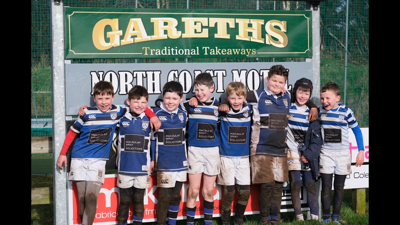 Coleraine vs Ballymoney Mini Rugby Ex Highlights for your big telly :-)