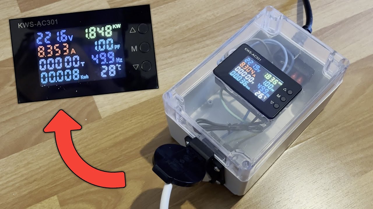 DIY AC Power Meter! Easy to build