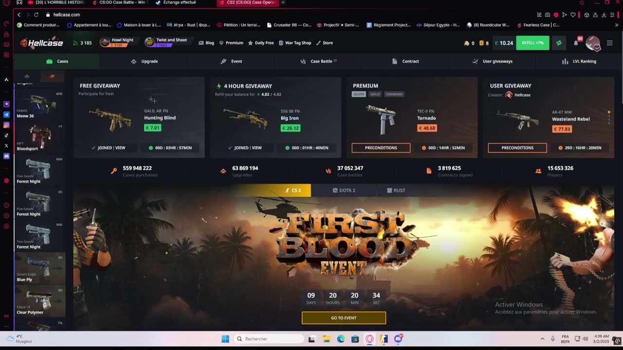 Petite ouverture Hellcase #1
