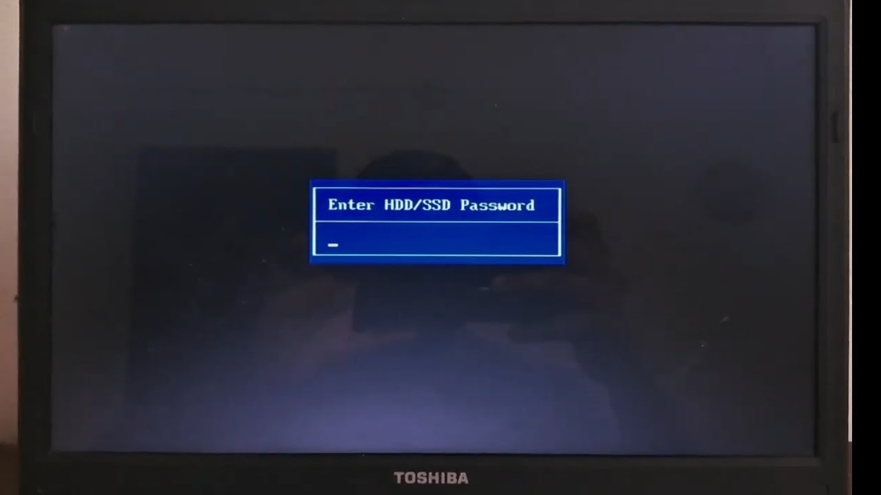 How to configure BIOS password & HDD/SSD password