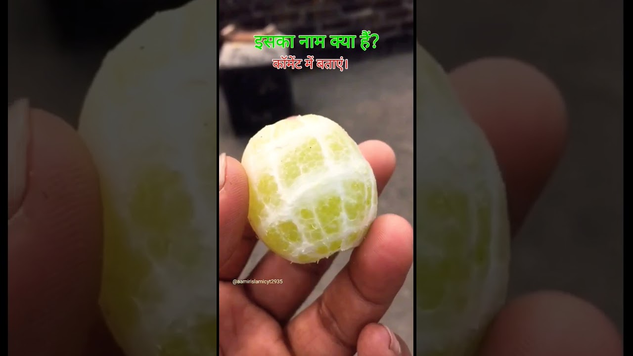 The only fruit in the world. 