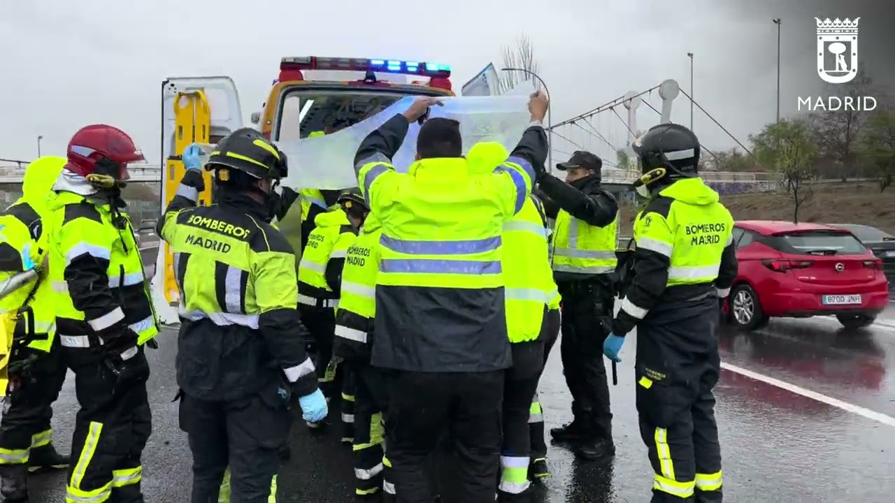 Accidente de tráfico en M40 km13, calzada exterior 3abril25