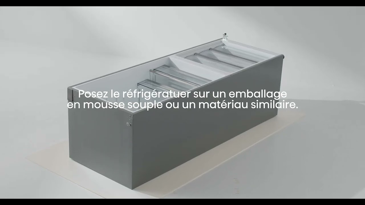 Comment inverser le sens d'ouverture des portes de mon réfrigérateur Hisense ?