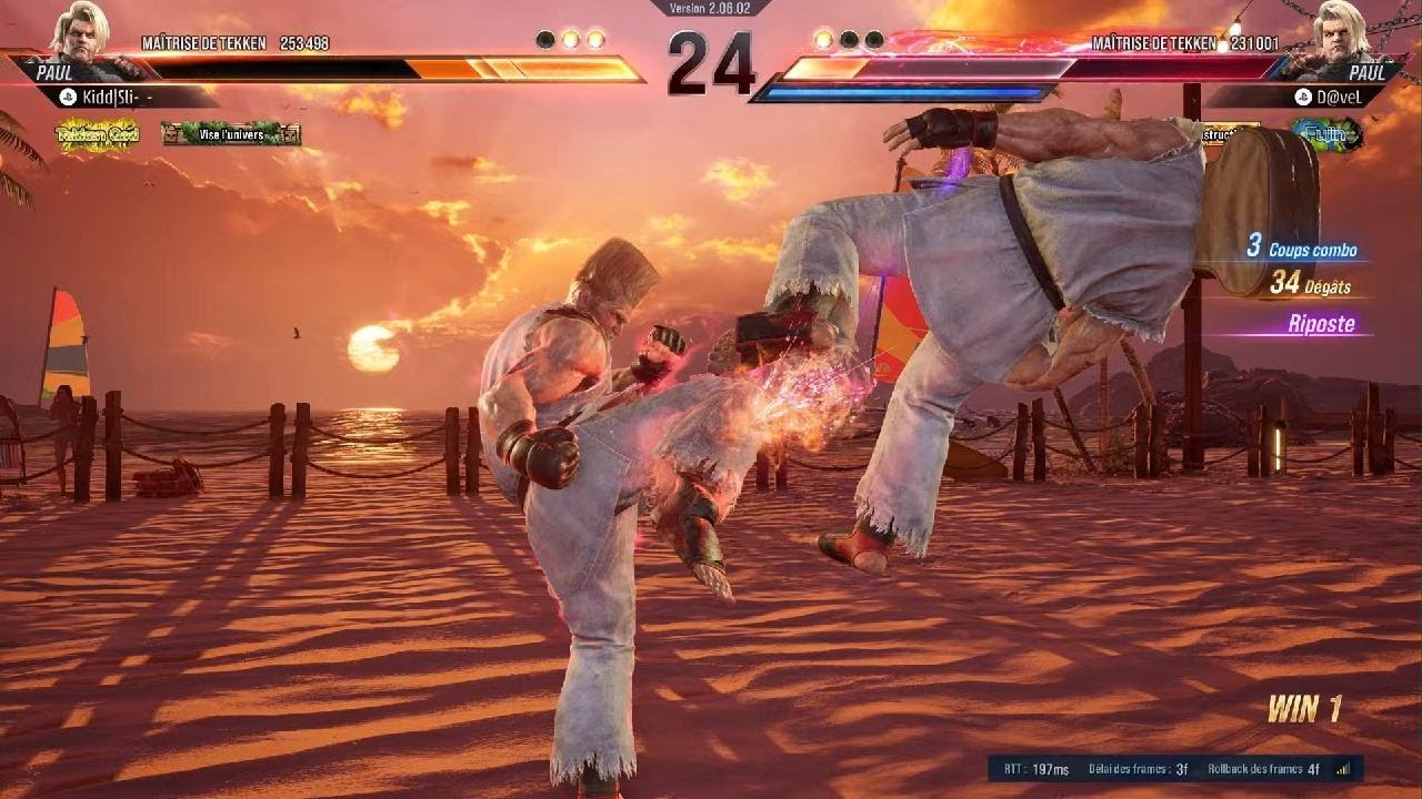 TEKKEN8 Pharell winner (Bryan) vs D@ve'L(Paul)