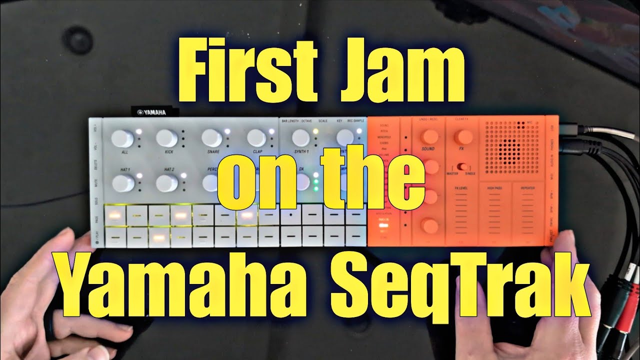 Мой первый джем на Yamaha SeqTrak