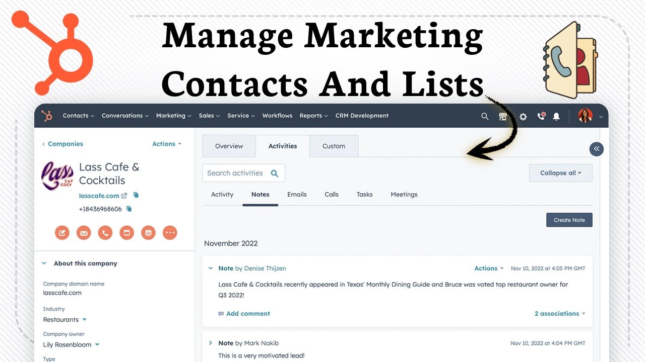 How to Manage Marketing Contacts and Lists with HubSpot
