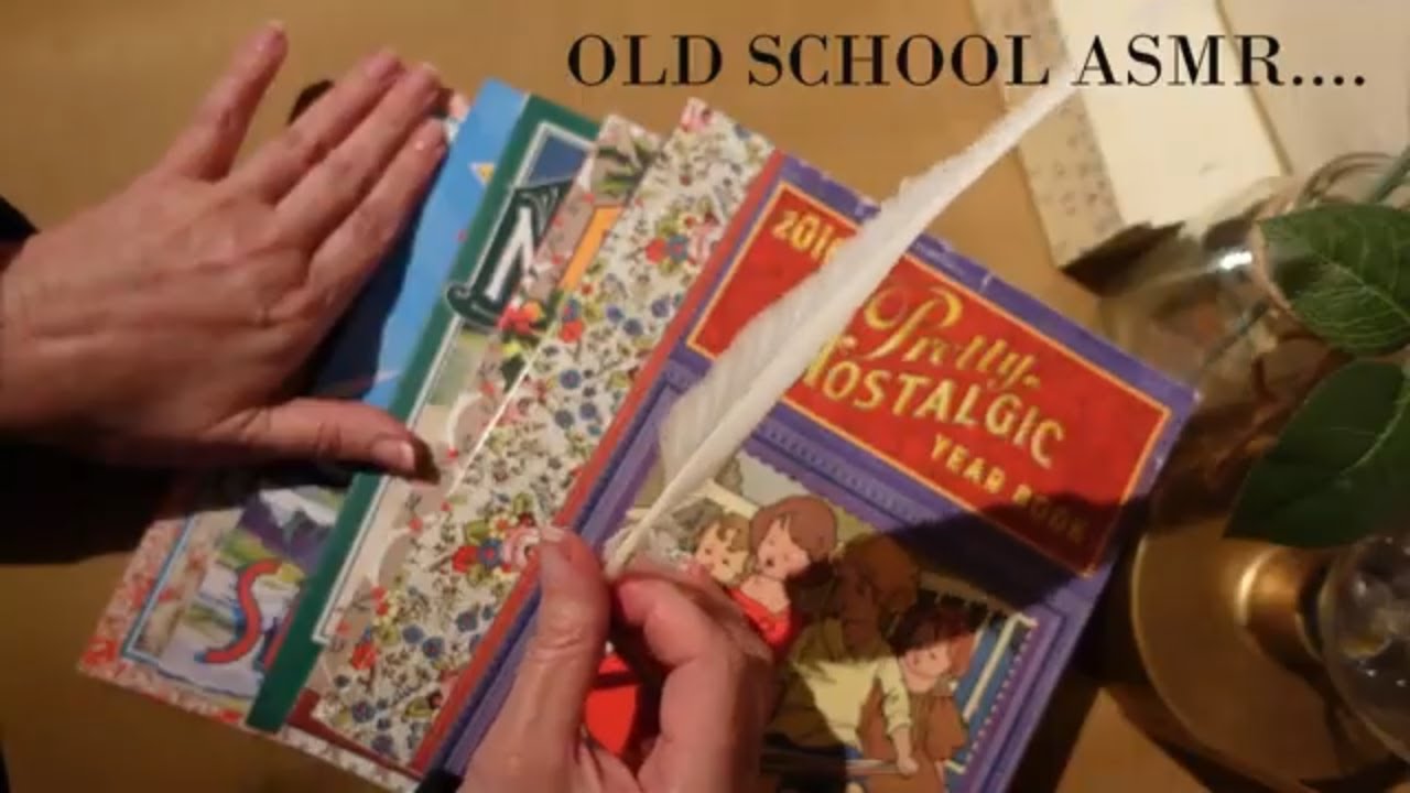 Pretty Nostalgic Magazine flip through with whispered chit chat~ Old school ASMR to calm your mind