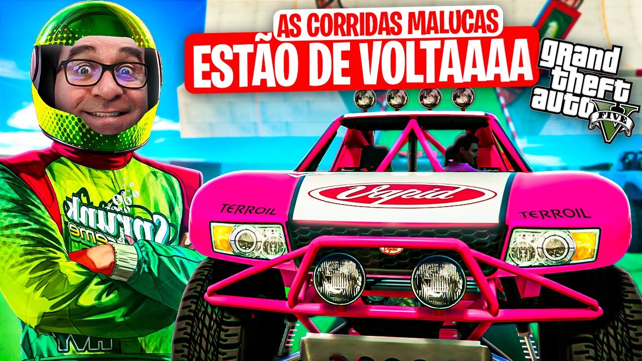 GTA 5 ONLINE - CORRIDAS E CEGADA EST&Atilde;O DE VOLTA