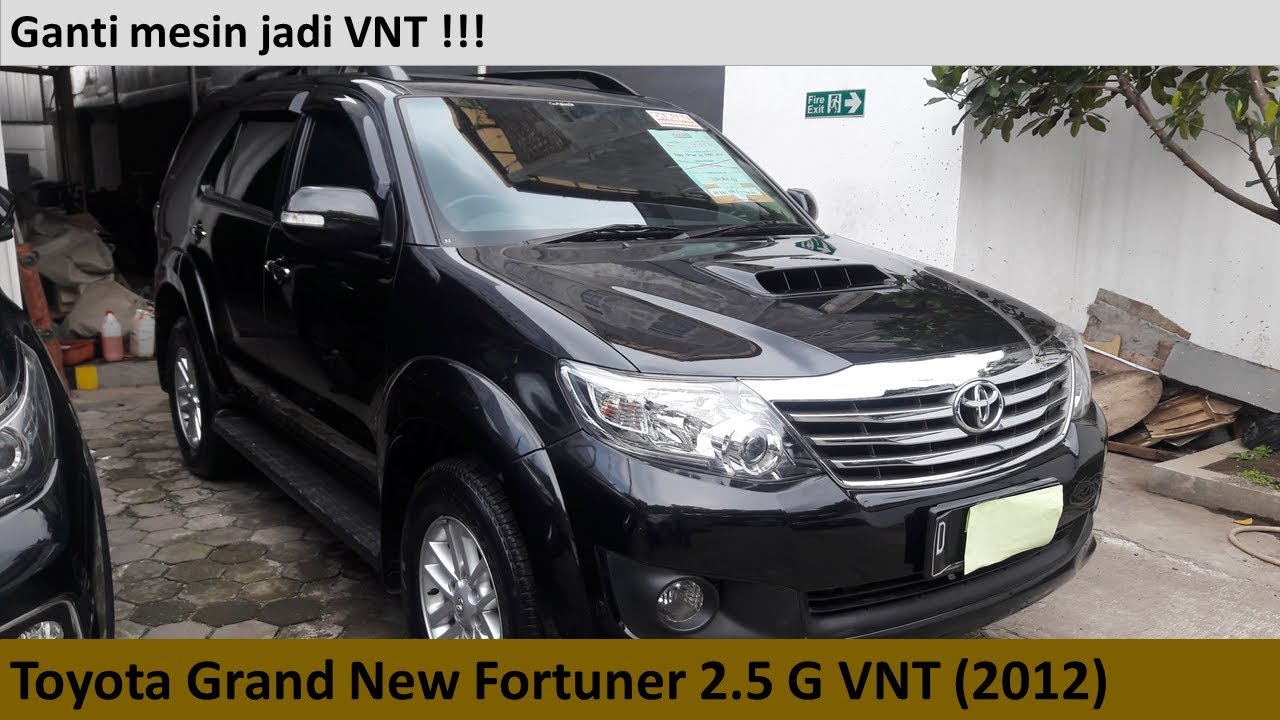 Toyota Grand New Fortuner 2.5 G VNT (2012) review - Indonesia
