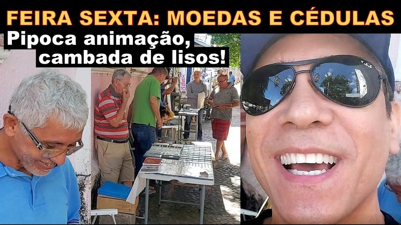 Feira de sexta do lisos: Descontração com muitas moedas e cédulas colecionáveis!
