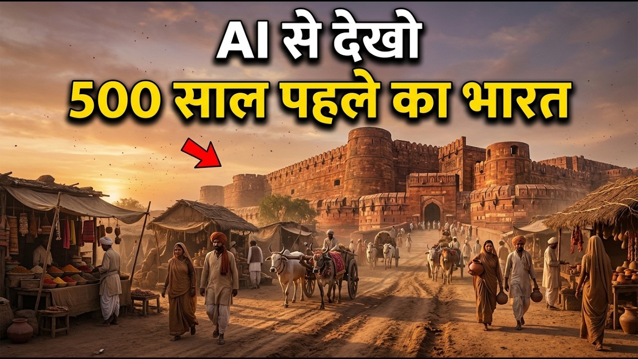 भारत 500 साल पहले कैसा था? | AI Reconstruction (1500s India)