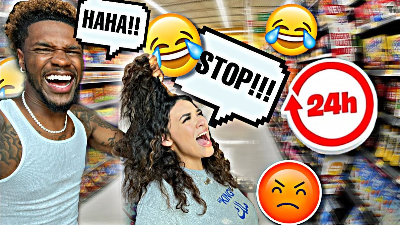 РАЗДРАЖАЮ МОЮ ДЕВУШКУ 24 ЧАСА!!!😂 **УМОРОЖДЕННО**