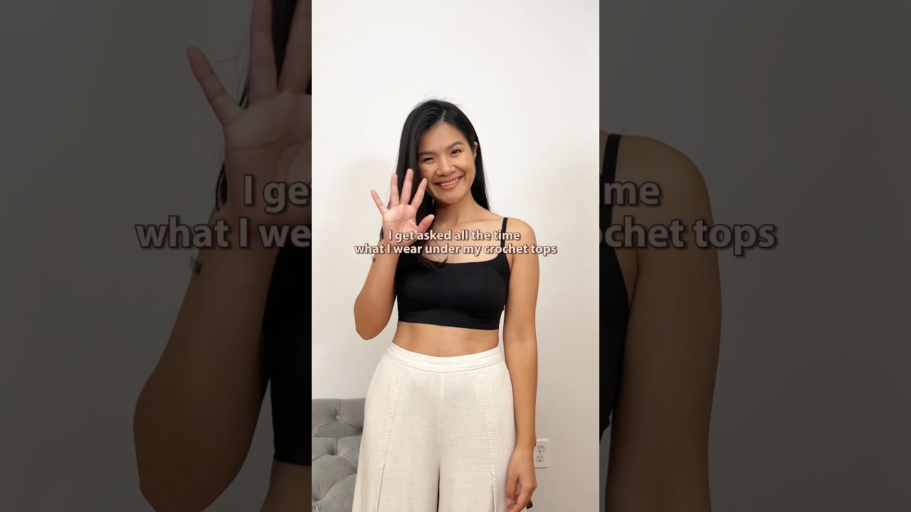 How I wear my crochet tops #crochetoutfit #creativecrochet #crochetclothing