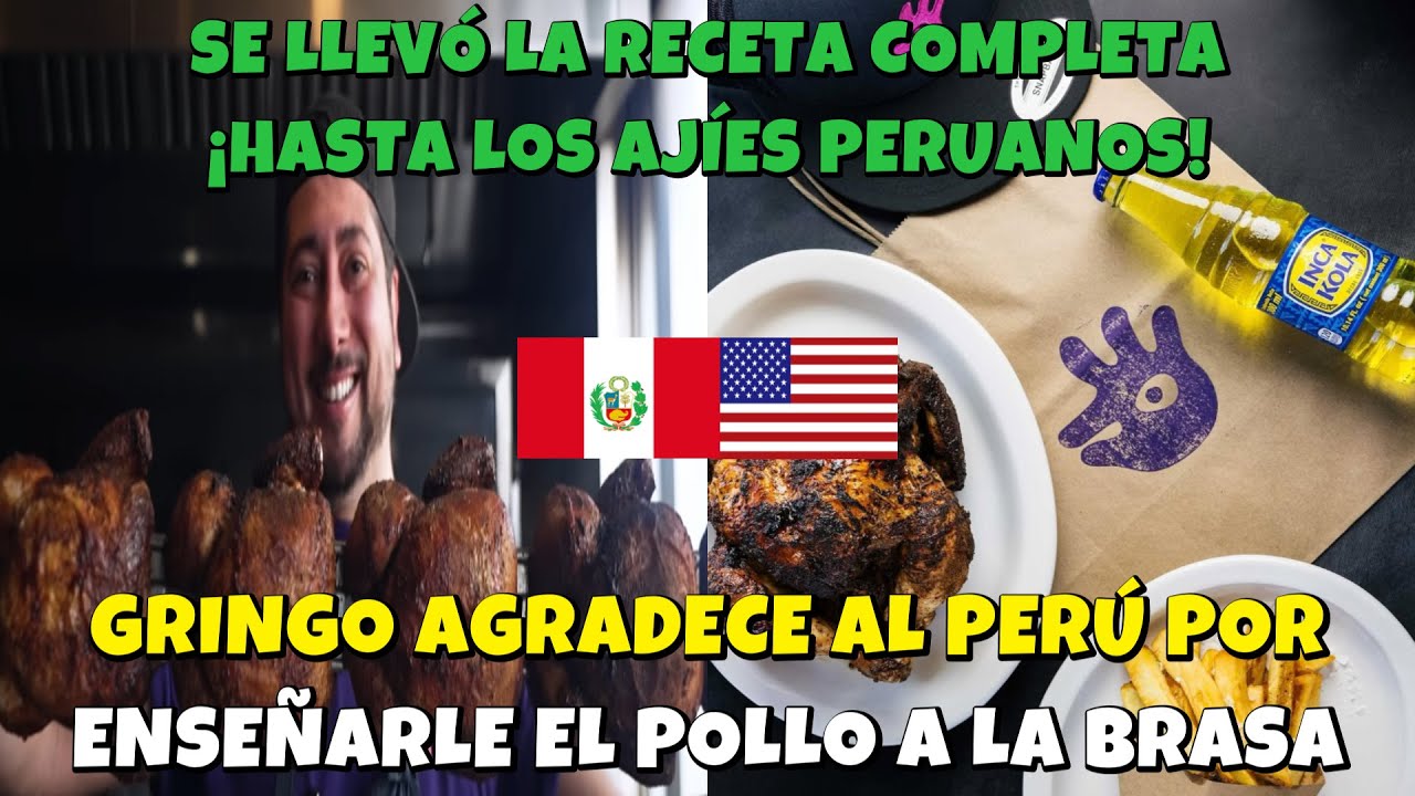 GRINGO TRIUNFA EN USA CON EL POLLO ALA BRASA Y AJÍES AUTÉNTICOS PERUANOS!!