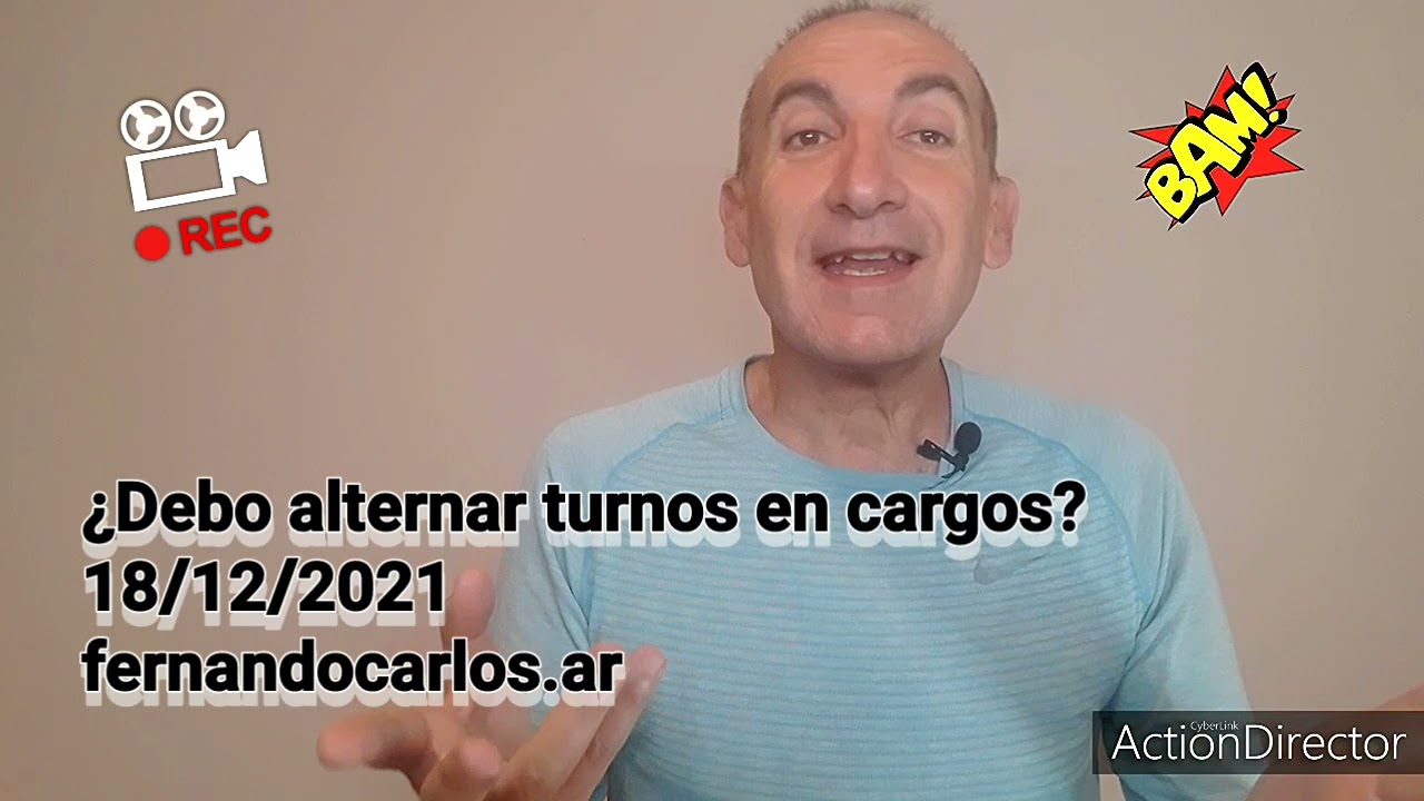 ¿Debo alternar de turno en cargos? Docente PciaBA