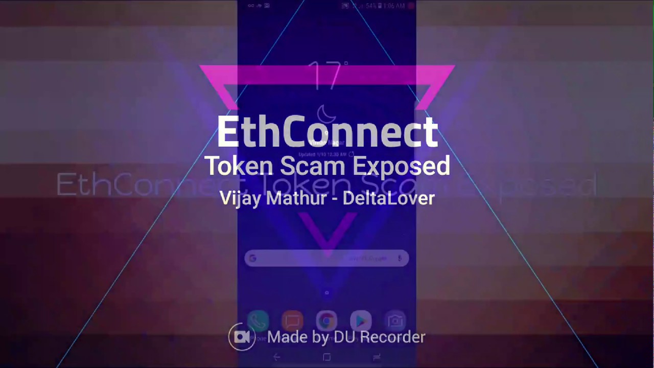 EthConnect Token Scam Exposed - DeltaLover
