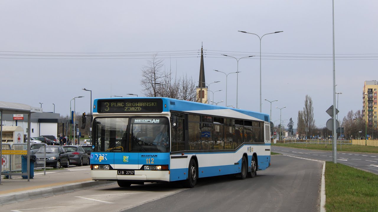 Neoplan N4020td #112 [*] @MPK Legnica [3 Iwaszkiewicza szpital wojewódzki]
