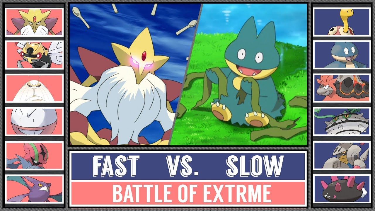 Battle of Extreme: FAST vs. SLOW Pokémon (Pokémon Sun/Moon)