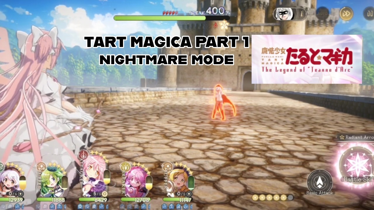 Corbeau boss battles | Madoka Magica Tart / Darc Magica | Madoka Magica Magia Exedra