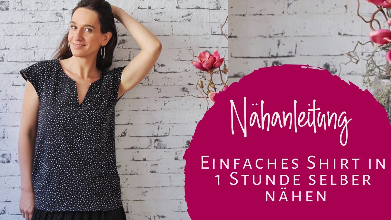 Ankerliebe Nähanleitung - einfaches Shirt schnell selber nähen für Anfänger