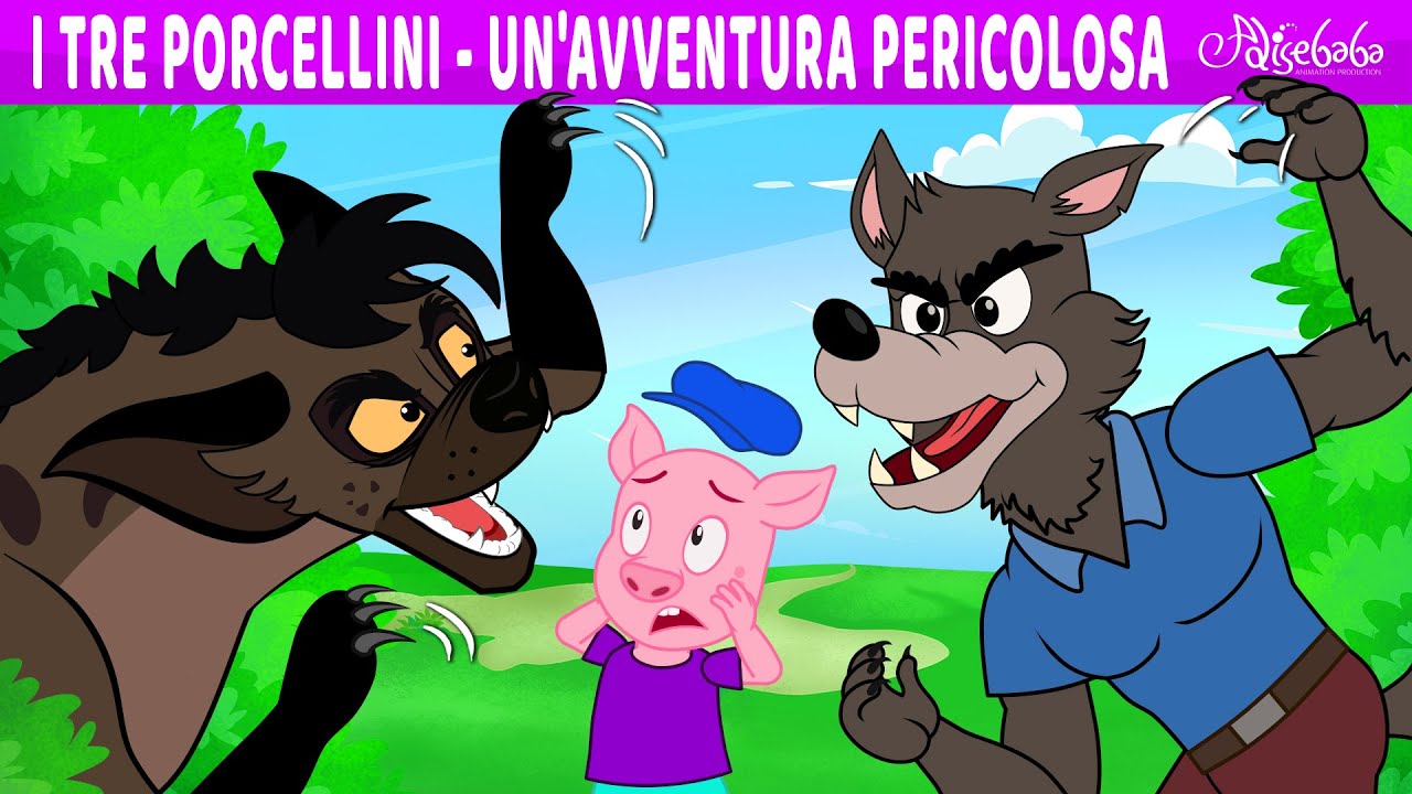 I Tre Porcellini - Un'avventura pericolosa | Storie Per Bambini Cartoni Animati I Fiabe e Favole
