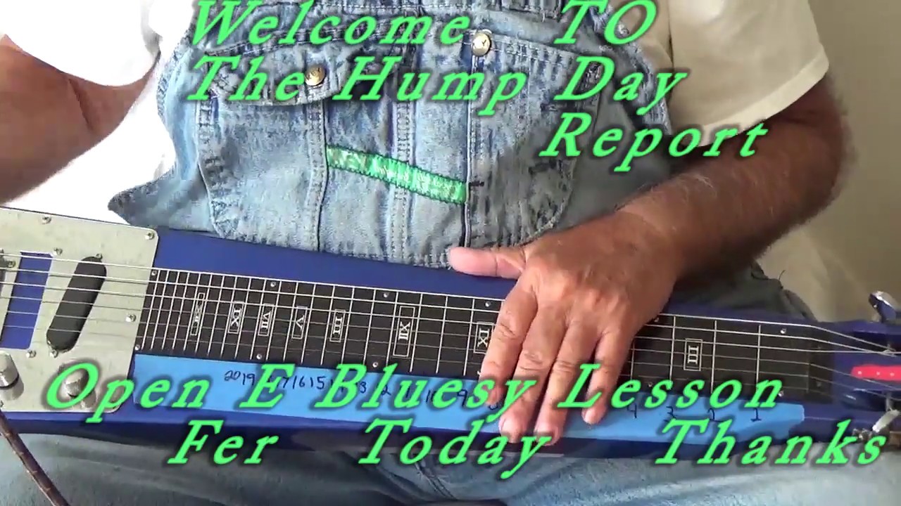 Open E Bluesy lap Steel guitar lesson