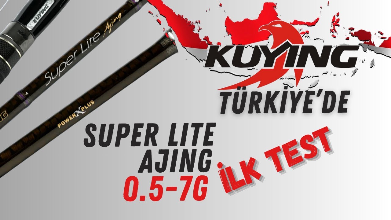 KUYING Türkiye'de: Super Lite Ajing 7g İlk Test