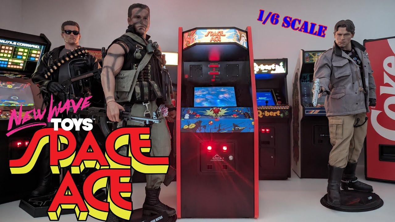 New Wave Toys Space Ace Unboxing & Review of the 1/6 Scale Don Bluth Arcade Game Collectible.