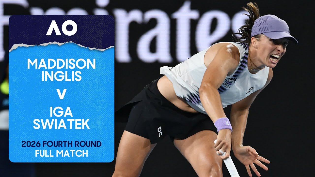 Maddison Inglis v Iga Swiatek Full Match | Australian Open 2026 Fourth Round