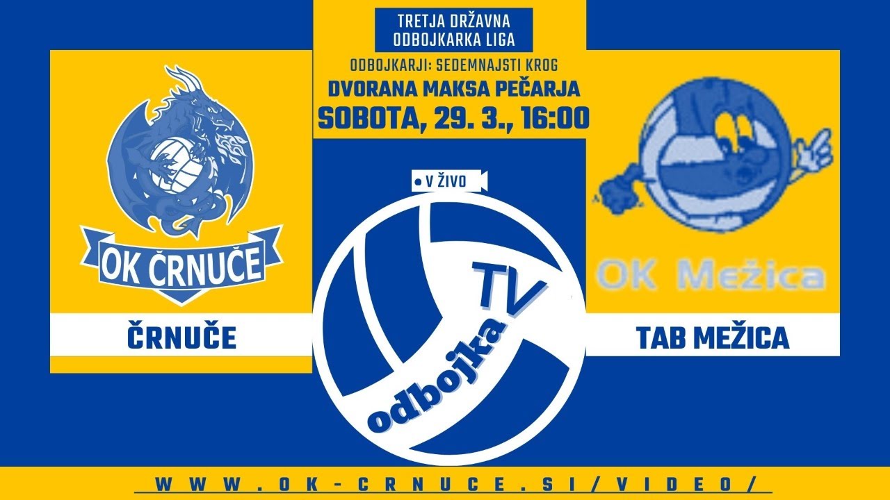Črnuče III : TAB Mežica (tretja državna odbojkarska liga: odbojkarji,  17. krog)