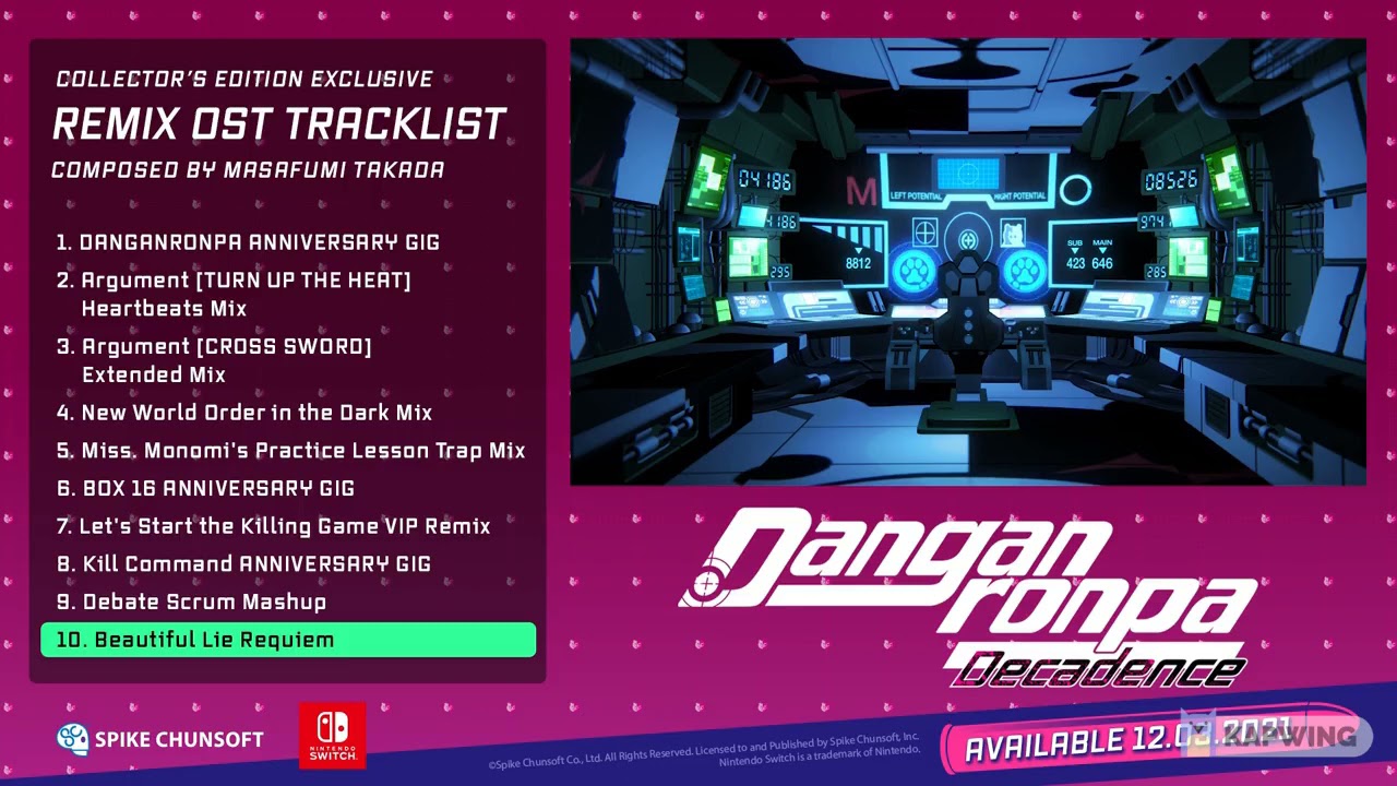 Danganronpa Decadence Remix OST - Beautiful Lie Requiem