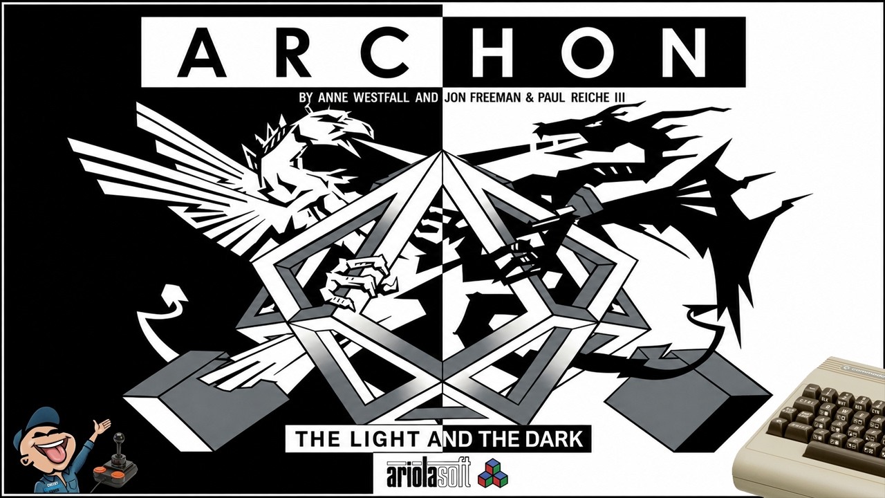 ARCHON: THE LIGHT AND THE DARK – Commodore 64 (1983) | Strategic Combat on a Magical Chessboard