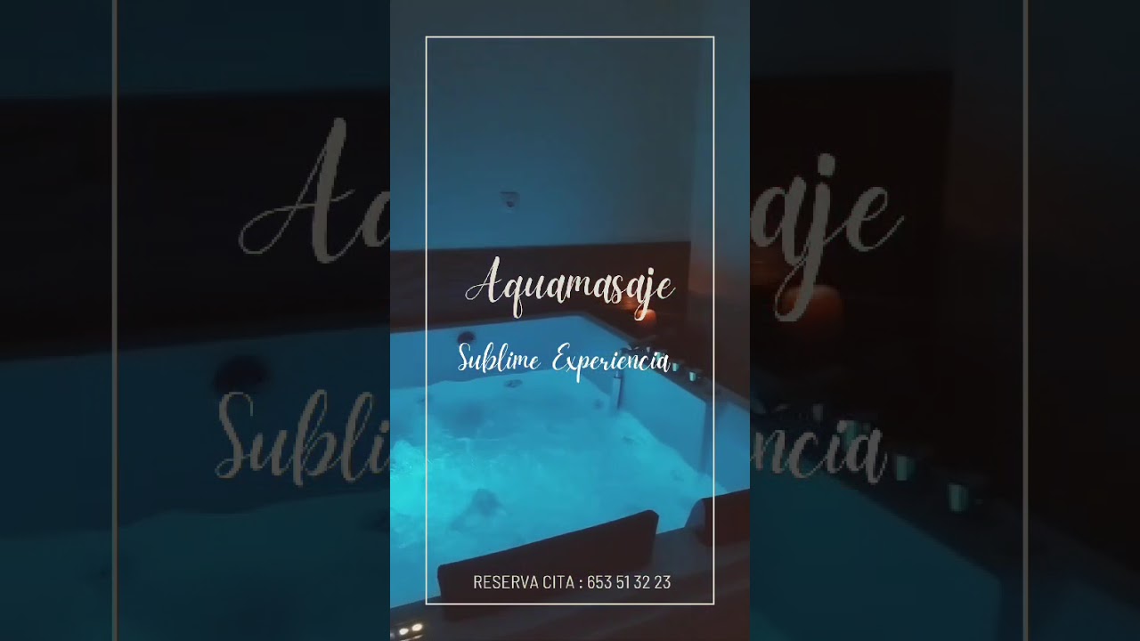 Aquamasaje en Barcelona, masaje en agua realizado en jacuzzi. Reserva:  aquamassatges.info@gmail.com