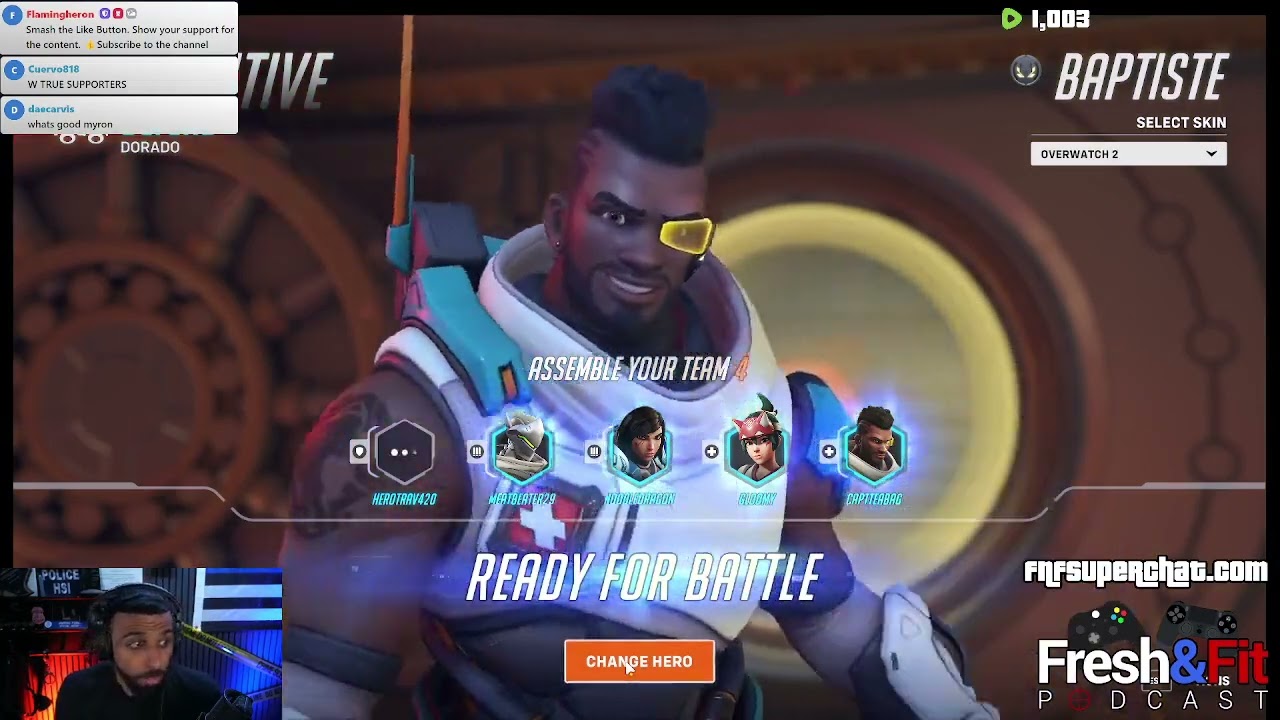 Fresh and Fit-Overwatch Stream-Fresh And Fit(Fresh&fit)(Myron)(Fresh)