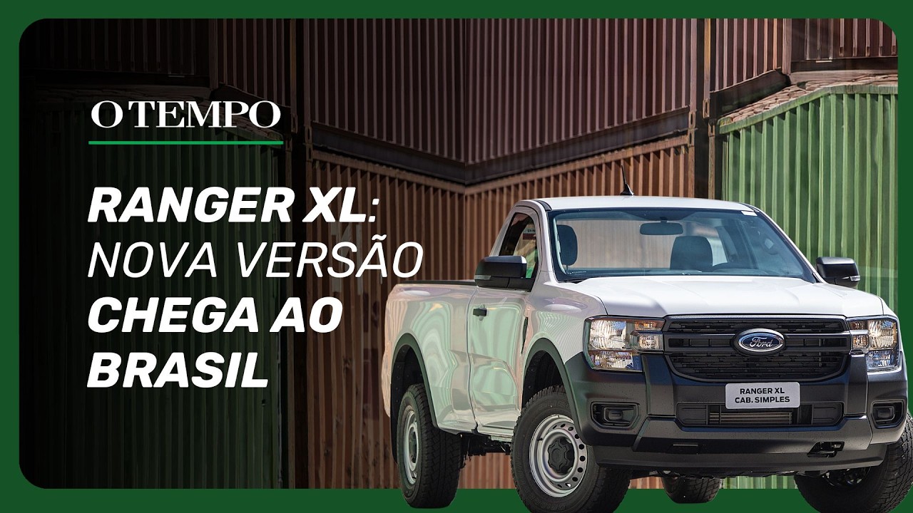 Nova Ford Ranger XL chega ao Brasil: versão de trabalho amplia linha da picape