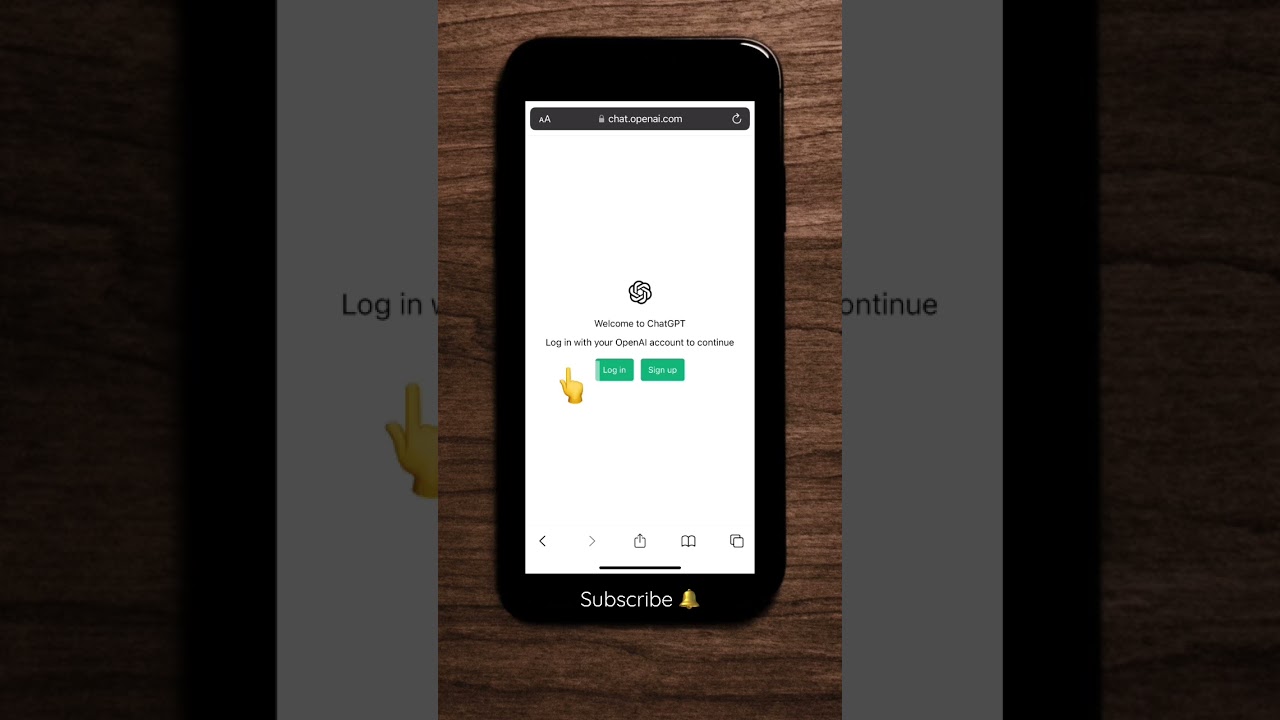 How to Access ChatGPT on a Mobile Device and Create a Login Account Step-by-step #signup#findchatgpt