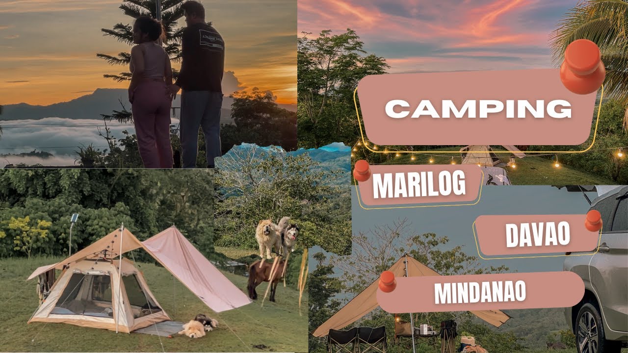 Camping in the rain with our Furbabies | MARILOG | Davao | MINDANAO | Philippines