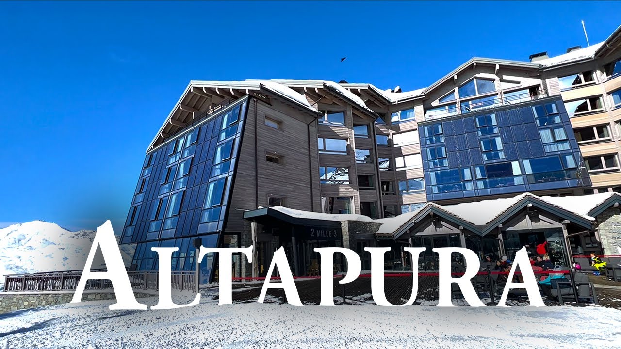 Отель Altapura Val Thorens (4K) — красивый и шикарный бутик-отель