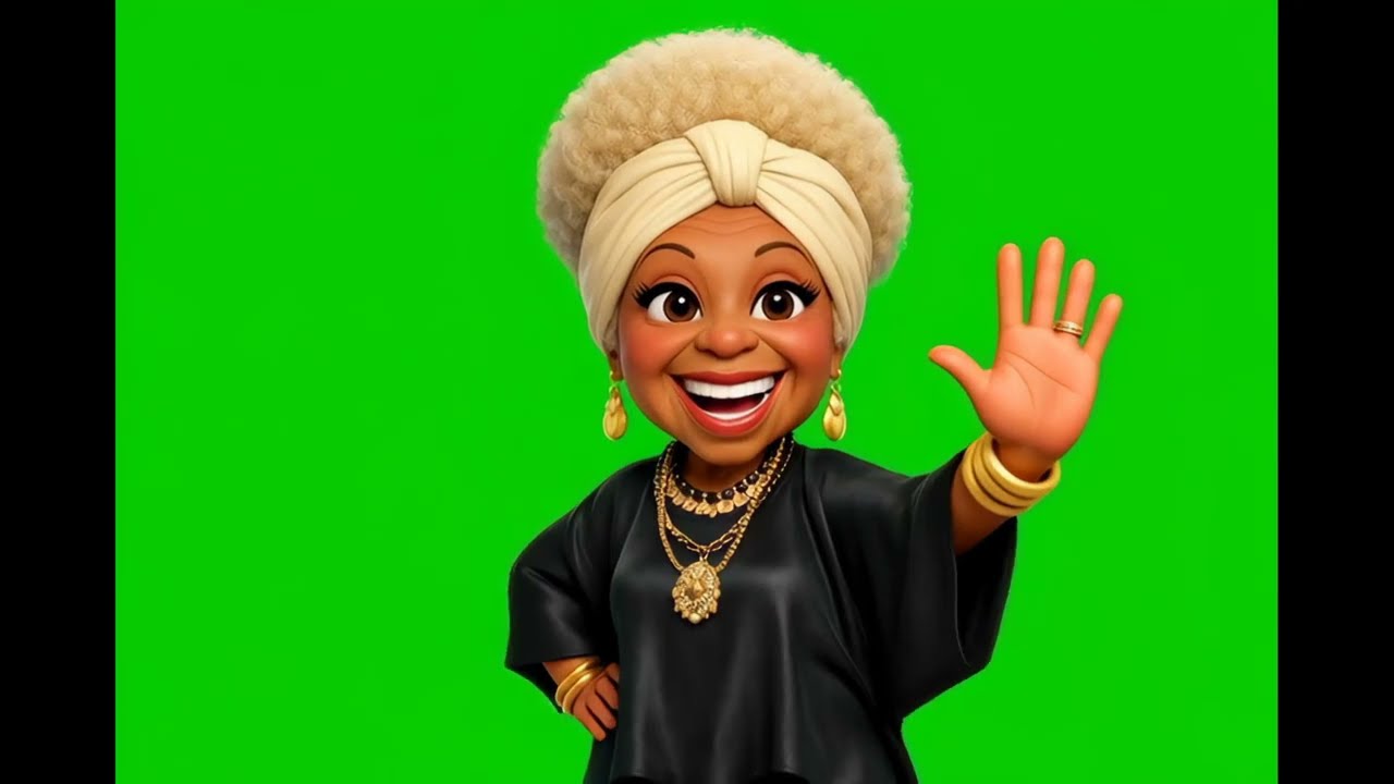Roberta Flack cartoon chroma