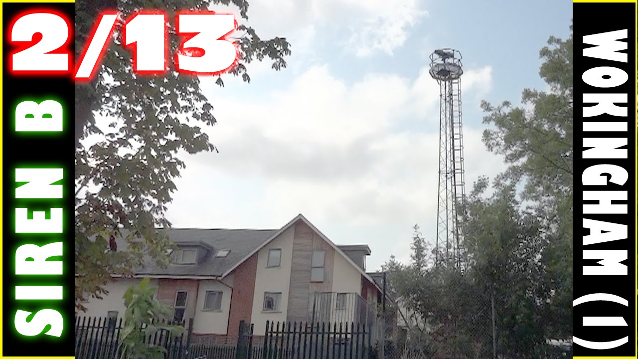 Finding the 13 Broadmoor sirens.  Siren B - Wokingham (London Road)
