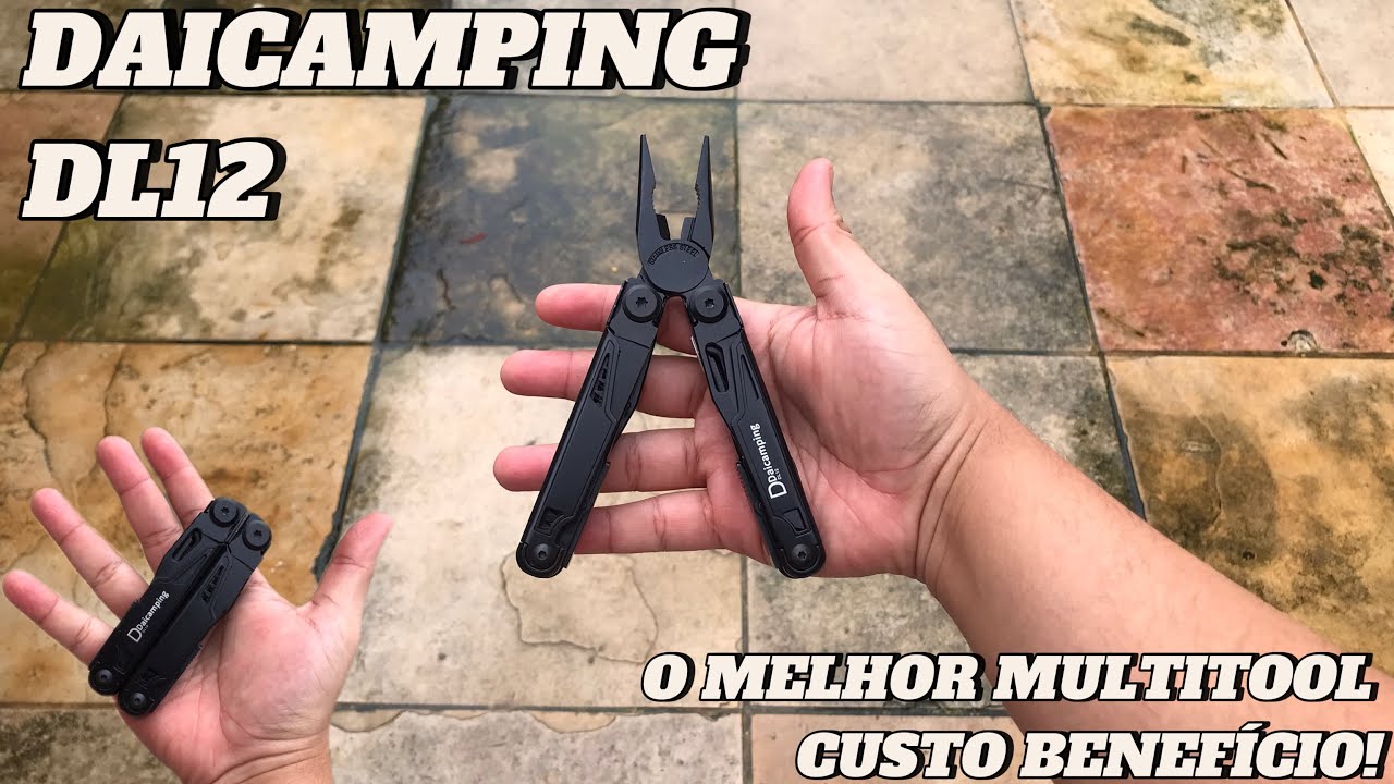 O melhor multitool Custo benefício já visto! Daicamping DL12 ANÁLISE!
