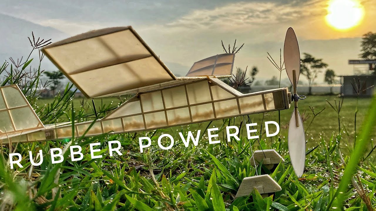 Pesawat Terbang Bertenaga Karet Prairie Bird